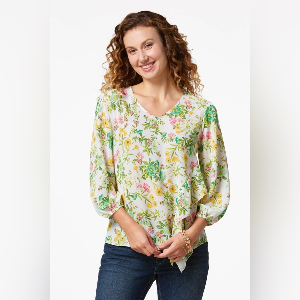 Floral Print Women's Top